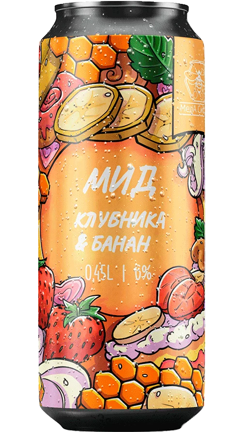 Напиток Клубника-Банан — Меда Сибири